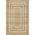 thumbnail image 6 of Rugs USA Elemore Geometric Jute Area Rug, 5' x 8', Elemore Ivory, 6 of 9