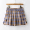 thumbnail image 4 of Women's Tennis Skirts Summer Women's A-line High Waist Culottes Pleated Printed Skirt for Casual Daily Wear Flowy Summer Fashion Gray S, 4 of 8