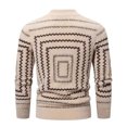 thumbnail image 3 of Nmnitkp Sweaters for Men Simple Design Oversized Sweater High Quality Fabric Men's Slim Fit Turtleneck Sweater Casual Basic Knitted Long Sleeve Pullover Sweater, 3 of 3