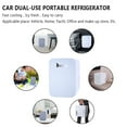 thumbnail image 5 of Mini Fridge 6 Liter/8 Can Skincare Fridge, Portable Mini Makeup Fridge for Skin Care, Portable Compact Fridge with Cooler and Warmer, Super Quiet In-Vehicle Freezer for Car Home Office, Gray, R979, 5 of 7