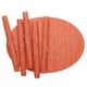 thumbnail image 1 of Billuyoard 6 uds. De manteles individuales ovalados cómodos y duraderos de poliéster para decoración de , manteles individuales y posavasos Mostrada naranja 45*32CMcm, 1 of 6