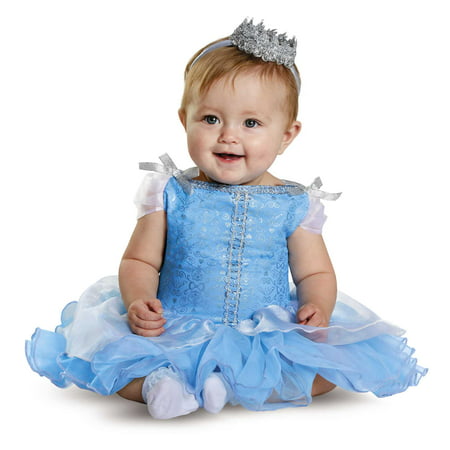 Disney Princess Cinderella Prestige Toddler Halloween Costume, 12-18 Months