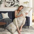 thumbnail image 3 of Puppy Canine Body Pillow Cover 20x54 - Stretchy Fabric - Dog Bone & Tail Print, 3 of 4