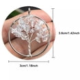 thumbnail image 2 of QQTDFG 10pcs Yoga 7 charka stone Tree of life Pendants Crystal beads Energy Amulet-default, 2 of 3