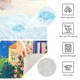 thumbnail image 3 of Yayeee Bath Rug for Bathroom Floor Non Slip Rectangle Fluffy Soft Absorbent Mat, 16"x24", Blue Window, 3 of 7