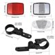 thumbnail image 3 of Piezas Reflectores de bicicleta Rueda de bicicleta delantera y trasera Reflectores de radios Soporte Reflectores de bicicleta Accesorios de bicicleta para ruedas de bicicleta de montaña. Afortunado Sencillez, 3 of 5