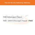 thumbnail image 2 of MAX Advanced Brakes - Rear Brake Kit For 1998-2005 VW Passat| Carbon Ceramic Brake Pad and Rotor Kit| Daily Driving OE Replacement Brake Rotors, 2 of 9