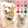 thumbnail image 3 of 10 PCS Dog Bell, Cat Bell Dog Collar Bell Small Pet Bells Keychain Cute Bulk Loud Jingle for Dog Collar Charm Pendant Necklace Accessories DIY Crafts Christmas, Yellow, 3 of 6