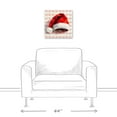 thumbnail image 3 of Creative Products Painterly Santa Hat 16 x 16 Canvas Wall Art, 3 of 5