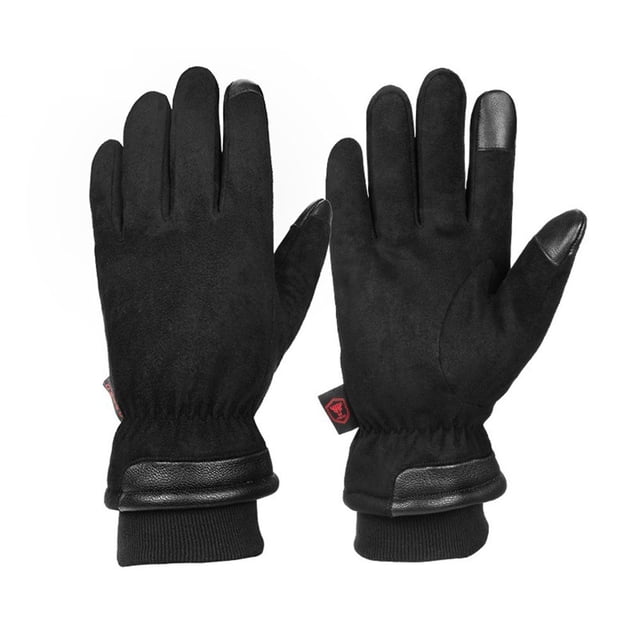 Guantes de invierno impermeables para hombre y mujer, guantes calefactables antideslizantes con pantalla táctil, un regalo cálido para papá