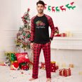 thumbnail image 2 of Yesfashion Christmas Pajamas for Family Pjs Matching Sets PlaidShirts Pants Sleepwear Nightwear Men, 2 of 5