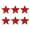 Red, variant on 6pcs Reflective Star Decals for Car Motorcycles Night Visibility Safety Stickers Enhanced Nighttime Safety Easy to Apply