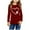 Wine, variant on Bnwani Toddler Shirts Long Sleeve Crew Neck Casual Cute Tops 3-4t