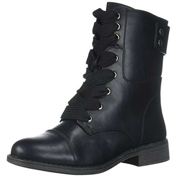 Call It Spring - Call It Spring Women's Telling Combat Boot, Black ...