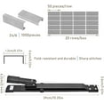 thumbnail image 2 of Long Reach Stapler,Office Staplers ,Desktop Stapler, Long Arm Staplers Perfect for Office or Home for Organizing Documents (Black and Silver Random delivery), 2 of 7