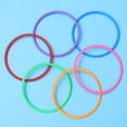 thumbnail image 5 of CIMAXIC 12pcs Plastic Toss Rings Kids Ring Toss Game for Carnival Garden Backyard Outdoor Games (Random Color),4.72"X4.72"X0.2", 5 of 5
