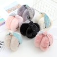 thumbnail image 2 of Winter Earmuff Soft Plush Solid Color Fluffy Ear Muff Outdoor Earmuff Ear Warmer, 2 of 4