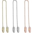 thumbnail image 1 of 3 Pice Mtal Chane Clips Flexible Porte Servilletas De Mesa Pour Lgant Bavoir Servilletas Personnes Ages Enfants Adulte, 1 of 5