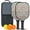 Pioneer Flower Floral-3, variant on Pickleball Paddles Set,Pioneer Flower Floral Print Pattern Fiberglass Surface Pickleball Racket Set with 2 Indoor Outdoor Pickleball Balls and Pickleball Bag,Pickle-ball Equipment