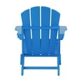 thumbnail image 4 of WestinTrends Malibu 2-PC Outdoor Patio Plastic Adirondack chair set with side table, Pacific Blue, 4 of 12