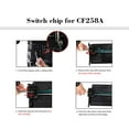CF258A (No Chip) 3Pack Compatible 58A Toner Cartridge Replacement for