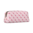 thumbnail image 2 of Uemuo Cute Flamingo with Heart Printed Leather Pencil Case, Pencil Pouch, Portable Pencil Bag, Pen Case for& Office, 2 of 7