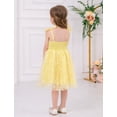 thumbnail image 4 of FYMNSI 2-3T Girls Clothes Summer Sleeveless Tutu Princess Dress Birthday Bowknot Tulle Sundress, 4 of 8