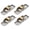 16mm Single slot, variant on 4Pcs Window Pulley Sliding Door Rollers Heavy Silent Bearing Pulley Window Rollers Furniture Hardware Wardrobe Track Wheel