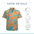 thumbnail image 7 of High Quality Hawaiian Shirts for Men Short Sleeve Aloha Beach Shirt Floral Summer Casual Button Down Shirts Blouses 8N6DD7, 7 of 7
