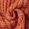 thumbnail image 7 of Women's Crochet Sweaters Hollow Out V-Neck Long Sleeve Knitted Pullover Tops Fall Outfits, 7 of 7