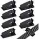 thumbnail image 1 of 50pcs Black Adhesive Cable Clips, Cable Tidy, Electrical Wire Organizer Cable Management, 1 of 4