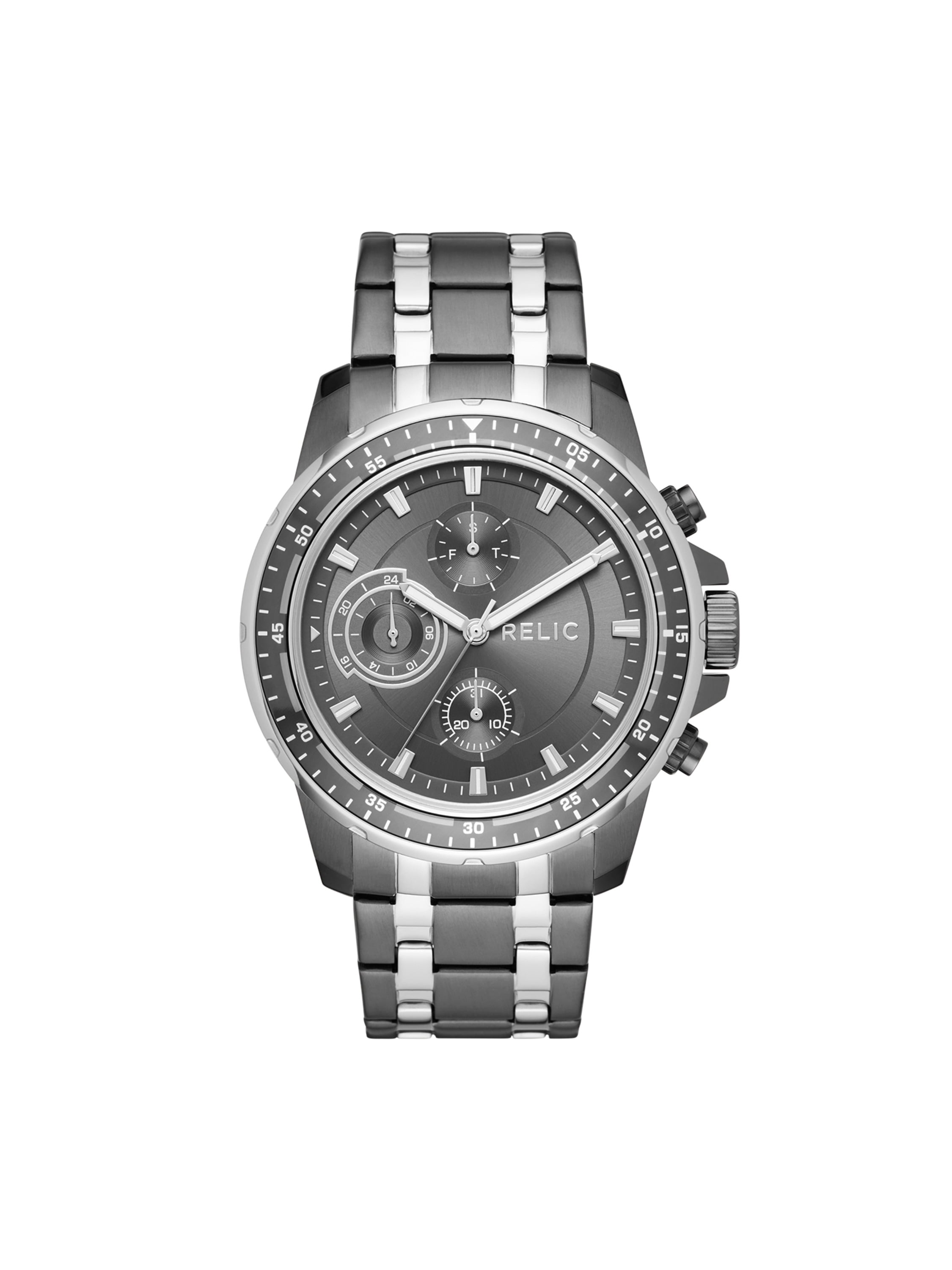 fossil privateer sport chronograph smoke stainless steel watch