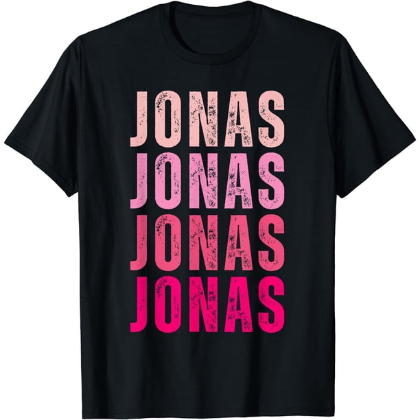 Camiseta con nombre personalizado Jonas I Love Jonas