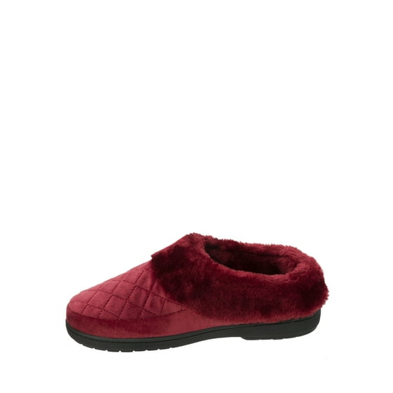 dearfoams maeve velour slide