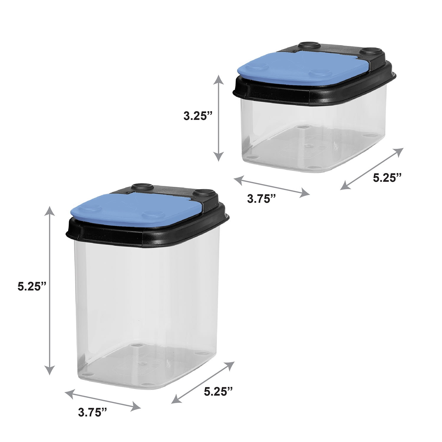 Buddeez Trip and Treat Flip-Lid Totes Storage for Dogs, Cats and All Pets