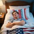 thumbnail image 4 of SLYNSHome 4Th Of July Pillow Covers 2Pcs Patriotic Red White Blue Star Striped Decorative Cushion Covers For Independence Day Memorial Day Home Sofa Outdoor Decor, 4 of 6