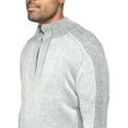 thumbnail image 4 of X RAY JEANS Mens Quarter-Zip Pullover Sweater, Grey Marble, M, 4 of 5