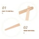 thumbnail image 3 of 100 pares de pinzas de madera para pan, fáciles de usar, pinzas de entrenamiento para palillos, utensilios de madera desechables para principiantes, para servir repostería y comida, 3 of 7