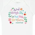 thumbnail image 4 of Inktastic She is Fierce Funny Shakespeare Quote Girls Baby Bodysuit, 4 of 5