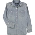 thumbnail image 1 of Camisa con botones de algodón Ralph Lauren para mujer azul mediano, 1 of 1