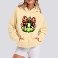 thumbnail image 2 of MIARHB Sudadera con capucha Grinch para mujer, suéter extragrande para mujer, sudaderas con estampado navideño, suéteres de polar, manga larga, conjuntos de invierno y otoño, sudaderas con capucha, M, 2 of 4