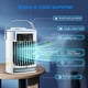 thumbnail image 3 of Ventilador De Aire Acondicionado Portátil USB, Aire Acondicionado Portátil Con Tanque De Agua De 500 Ml, Ligero Para Acampar, 3 of 7