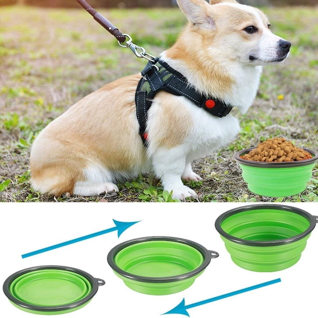 Platos Plegables para Perro Wolfi set de 2 piezas
