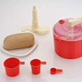 thumbnail image 2 of Glitva Enterprise Plastic 3 in 1 Chop & Churn Manual Automatic Atta Roti Dough Maker with Measuring Cups for Home and Kitchen- MULTICOLOUR, 2 of 4