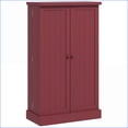thumbnail image 2 of Kitchen Pantry Storage Cabinet | HOMCOM 41" Red Freestanding with 12 Door Shelves, Adjustable 5-Tier Shelves | MDF, 2 of 10