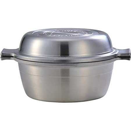 Hokuriku Aluminum Two-Handed Pot 24cm [For Gas Fire Only] Lightweight ...