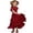 A11-Red, variant on Elegant Off Shoulder Girls Dresses Tutu Skirt For Wedding Party Pageant Casual Wear Floral Appliques Gown Ages 7-12 Sky Blue 12 Years