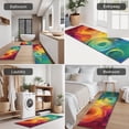 thumbnail image 5 of Colorful Tie Dye Circular Spiral Pattern Kitchen Rugs Sets Of 3,Kitchen Runner Rugs Non Skid Washable,Decorative Kitchen Floor Mats for Kitchen,Sink,Laundry,17"x30"+ 17"x47" + 17"x59", 5 of 6