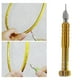 thumbnail image 3 of Punzón para quitar ojales de bádminton, herramienta para cuerdas de raqueta, acero inoxidable, 12,4 cm Amarillo, 3 of 9