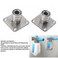 2Pcs Pressure Washer Foam Cannon Holder 1/4inch Quick Connect Stainless Steel Pressure Washer Nozzle Tip Wall Mount Holder